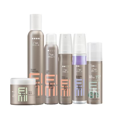 Kit Wella Professionals EIMI Spray Volume Curl Pasta Control Thermal (6 produtos)