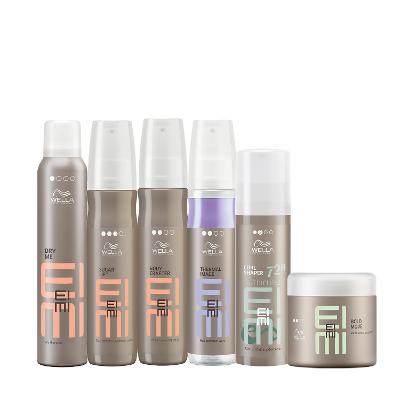 Kit Wella Professionals EIMI Spray Textura Volume Curl Pasta Thermal (6 produtos)