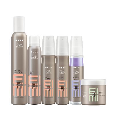 Kit Wella Professionals EIMI Spray Textura Volume Pasta Control Thermal (6 produtos)