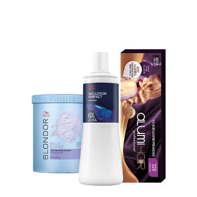 Kit Wella Professionals Blondor Welloxon Perfect 6% 20V AlumiHair (3 produtos)