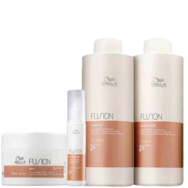 Wella Professionals Fusion Duo 1L Mascara 150ml e Amino 70ml - 1