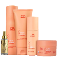 Wella Professionals Invigo Nutri-Enrich Duo Home Care Mascara Leave in 150ml e Oil Reflections 100ml - 1
