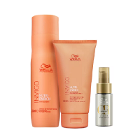 Wella Professionals Invigo Nutri-Enrich Shampoo 250ml+Mascara Warming Express 150ml+Oil Reflections Light 30ml - 1