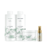 Wella Professionals Nutricurls - Shampoo+Condicionador 1L +Máscara Capilar 500ml+Oil Reflections Light 30ml - 1