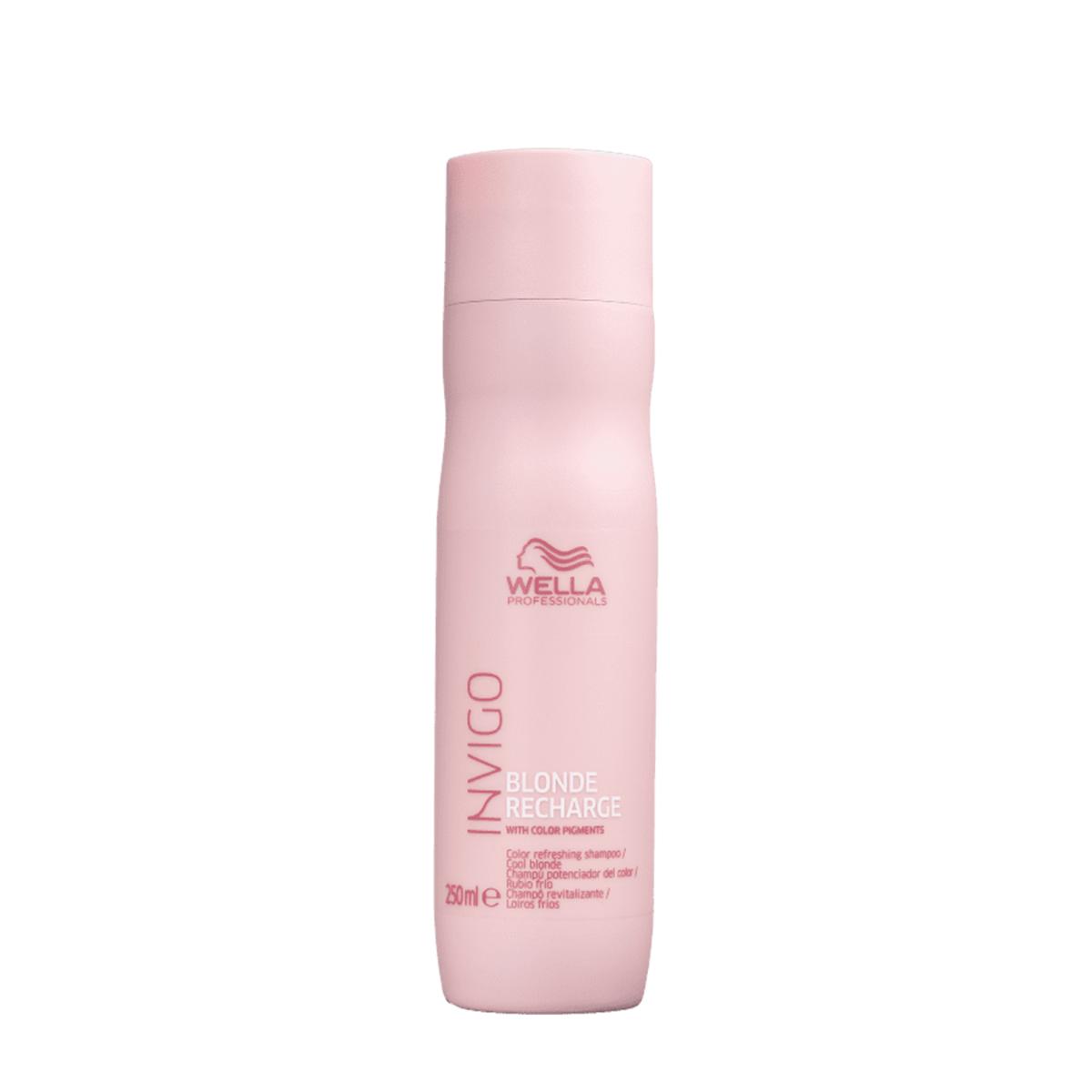 Wella Professionals Blonde Recharge- Shampoo 250ml+Condicionador 200ml+Oil Reflections Light 30ml - 4