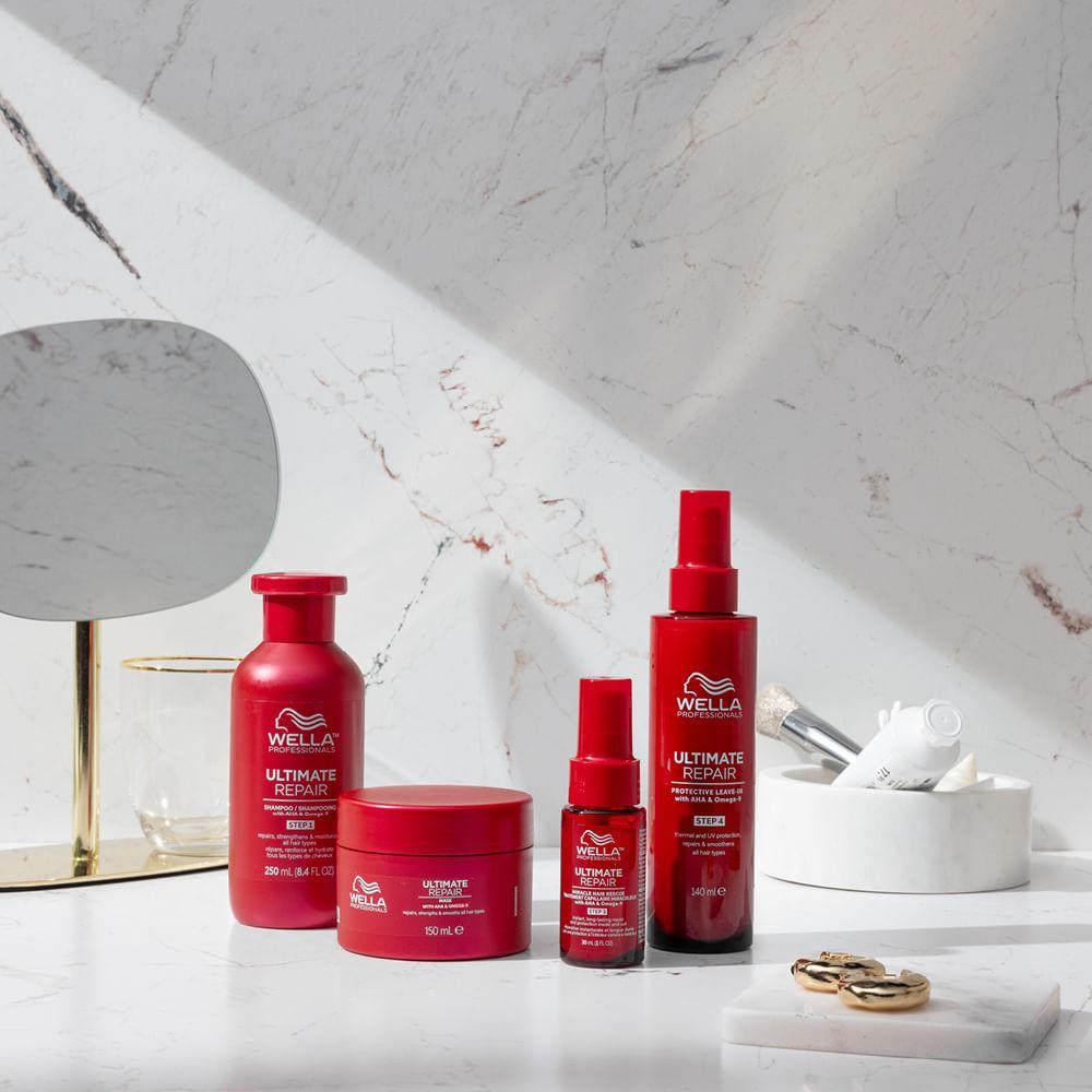 Kit Wella Ultimate Repair Shampoo Máscara e Leave-in 95ml (3 produtos) - 2