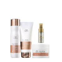 Wella Professionals Fusion Shampoo 250ml+Cond 200ml+Mascara 150ml+Oil Reflections Light 30ml - 2