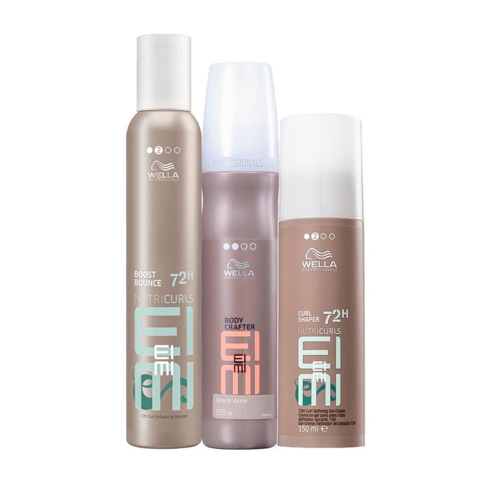Kit Wella Professionals EIMI Curl Shaper Body Crafter Boost Bounce (3 produtos) - 1