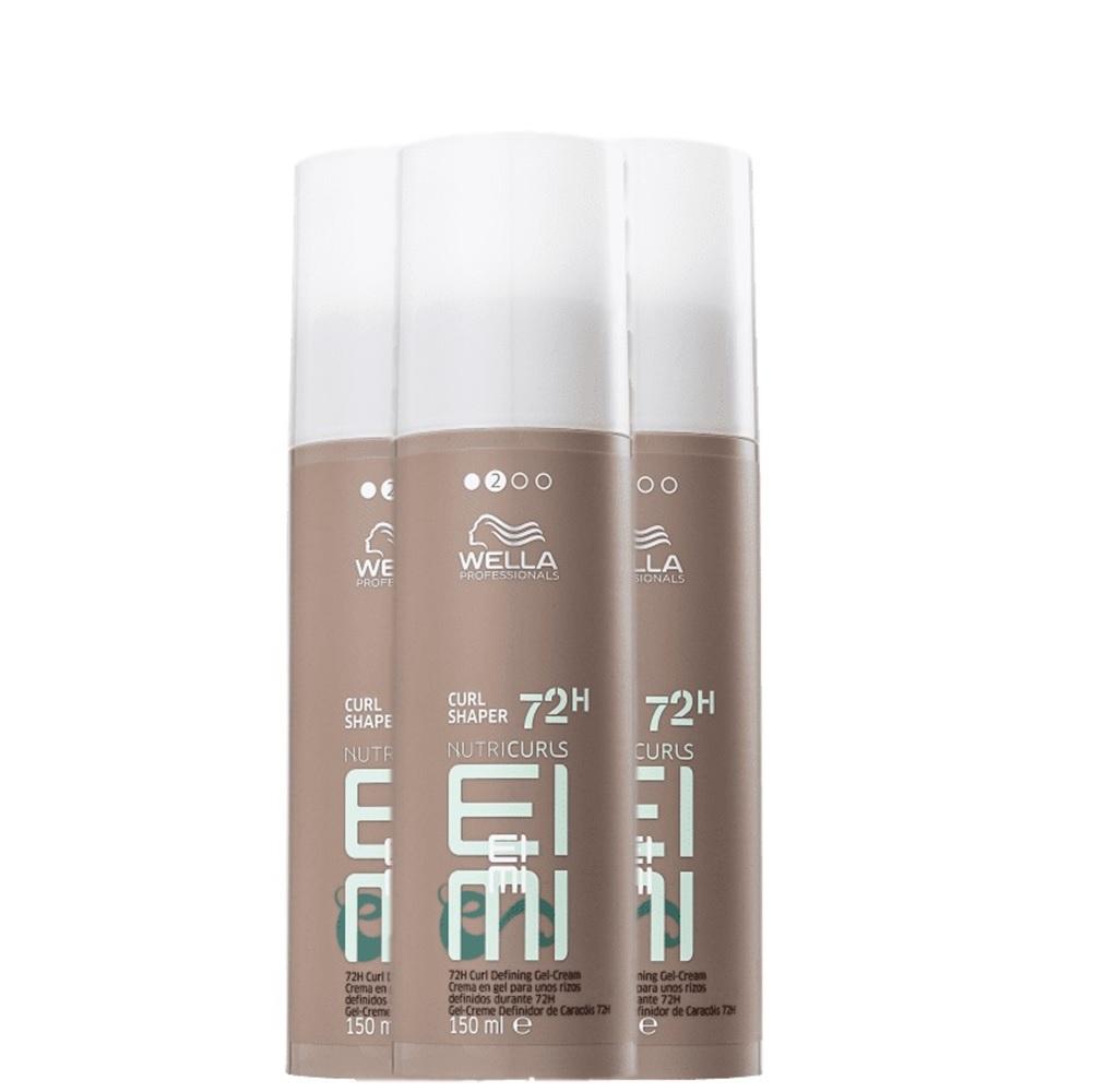 Kit Wella Professionals EIMI Nutricurls Curl Shaper - Ativador de Cachos 150ml (3 Unidades) - 1