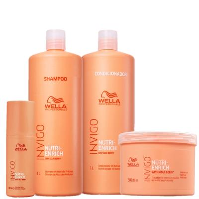 Kit Wella Professionals Invigo Nutri Enrich Tratamento Intenso (4 Produtos)