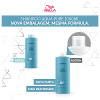 Kit Wella Professionals Invigo Balance Acqua Pure Shampoo 1L e Oil Reflections Light 100ml (2 produtos)