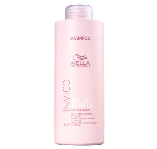 Wella Professionals Invigo Blonde Recharge Shampoo 1L Condicionador 200ml e Oil Reflections Light 100ml - 3