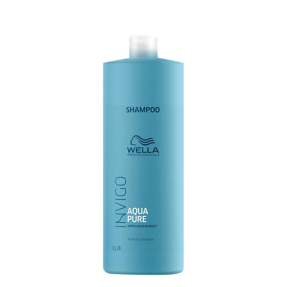 Kit Wella Professionals Invigo Balance Acqua Pure Shampoo 1L e Oil Reflections Light 30ml (2 produtos) - 2