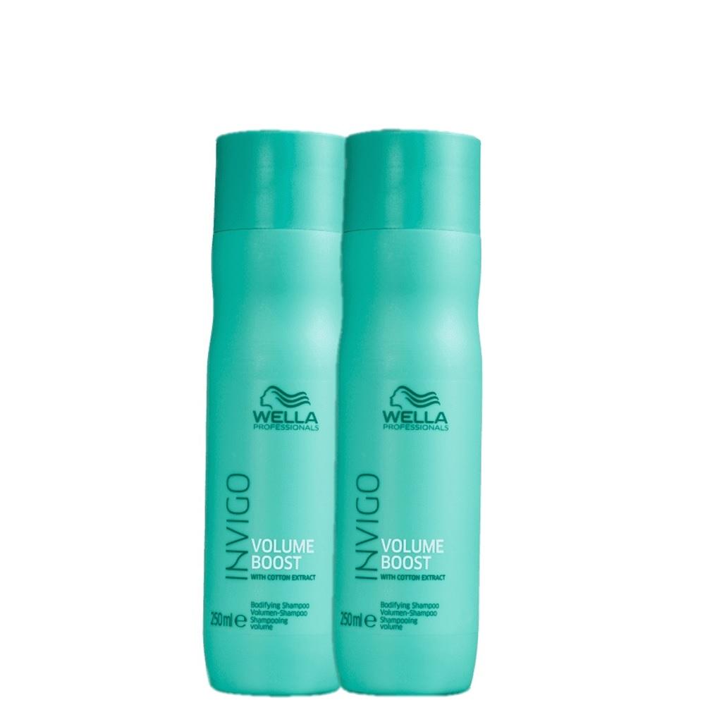 Kit Wella Professionals Invigo Volume Boost Shampoo 250ml (2 Unidades) - 1
