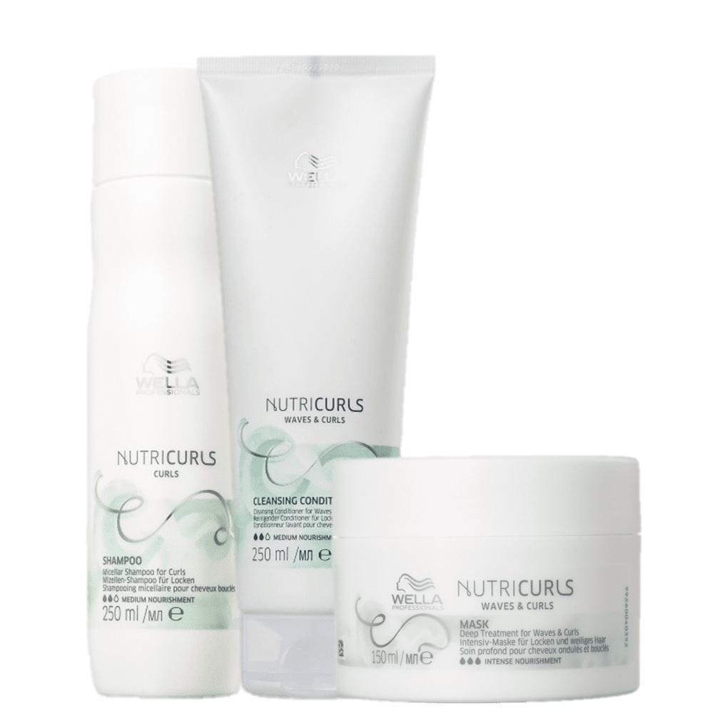 Kit Wella Professionals NutriCurls Home Care Nutricao Intensa (3 Produtos) - 1
