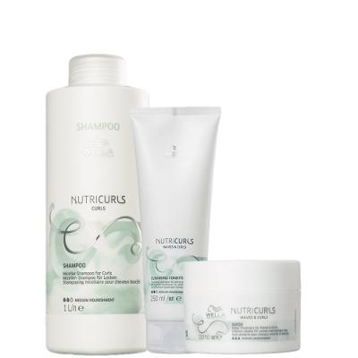 Kit Wella Professionals NutriCurls Cabelos Macios (3 Produtos)