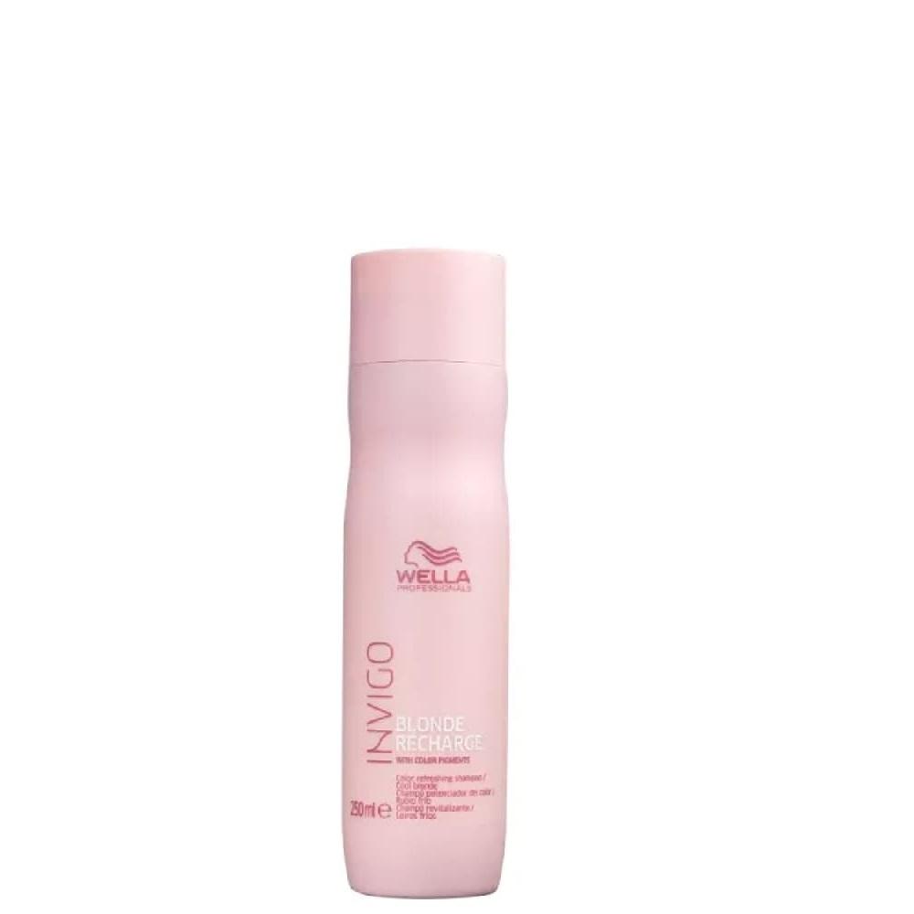 Kit Wella Professionals Invigo Blonde Recharge - Shampoo Desamarelador 250ml (2 Unidades) - 3