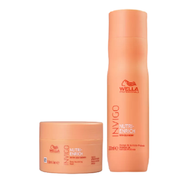 Wella Professionals Invigo Nutri-Enrich Shampoo 250ml+Mascara 150ml - 1