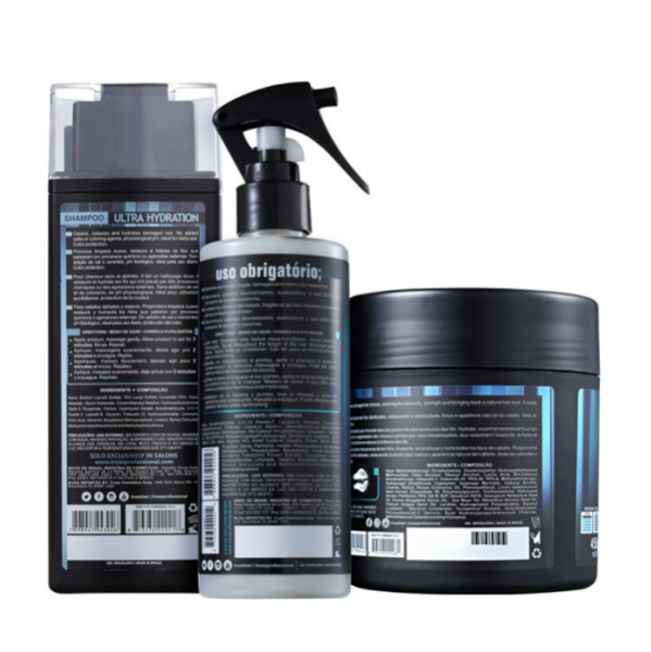 Truss Ultra Hydration - Shampoo 300ml+Uso Obrigatório 260ml+Net Mask 550g - 2