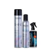 Kit Truss Fix Mousse Modelador Shine Spray de Brilho e Uso Obrigatório (3 produtos) - 1