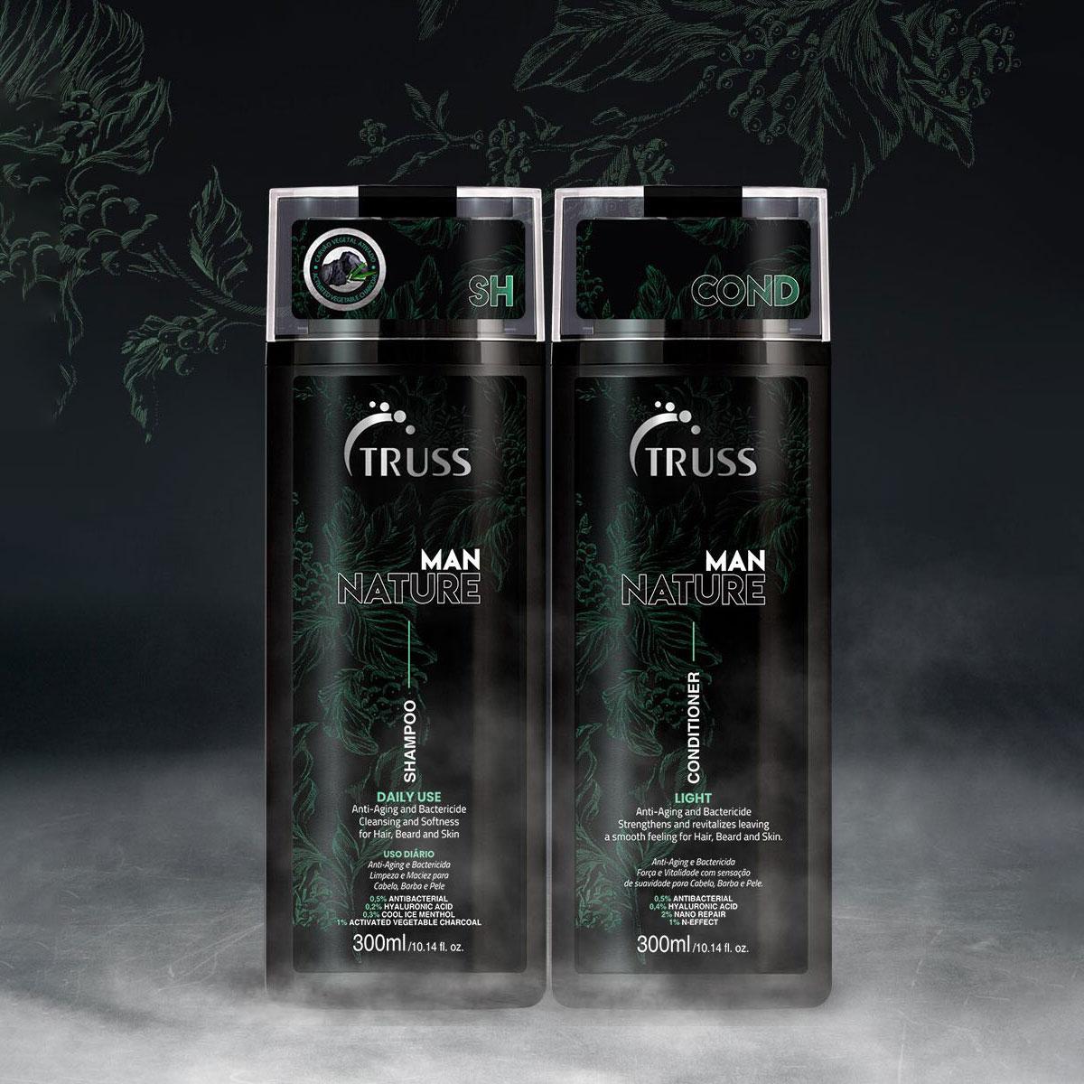 Truss Man Nature Shampoo+Condicionador 300ml+Truss Uso Obrigatório 260ml - 2