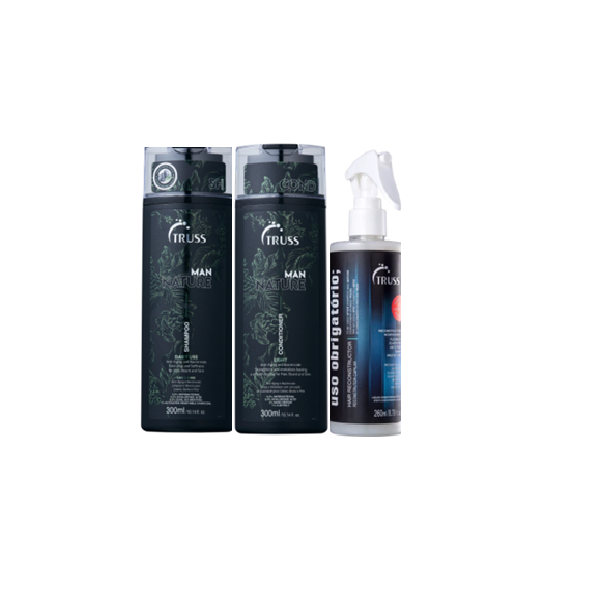Truss Man Nature Shampoo+Condicionador 300ml+Truss Uso Obrigatório 260ml - 4