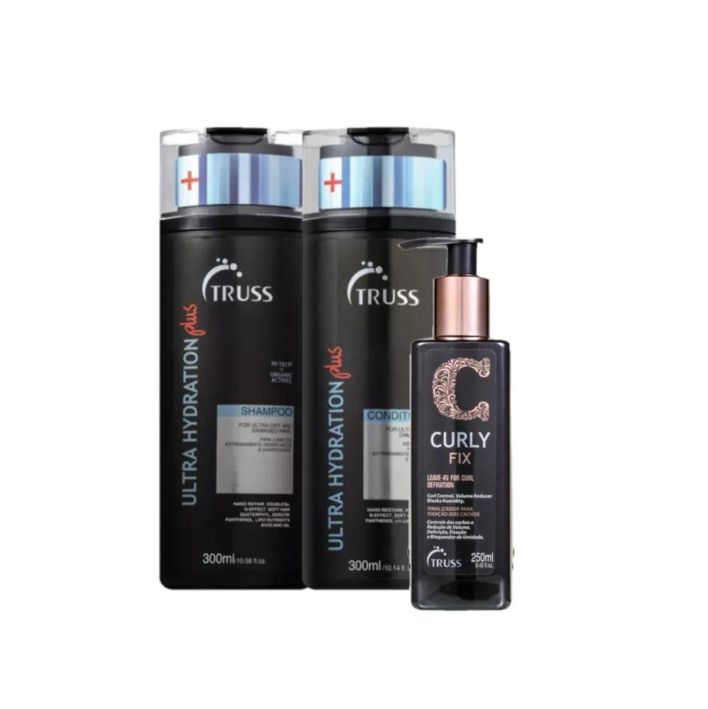 Kit Truss Ultra Hydration Plus Fix Curly (3 Produtos) - 1