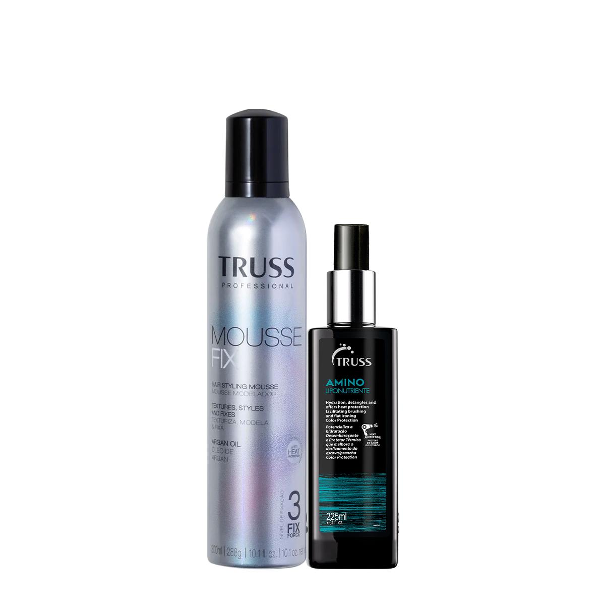 Kit Truss Mousse Fix Mousse Modelador e Amino Lipotropic Nutrients (2 produtos) - 1