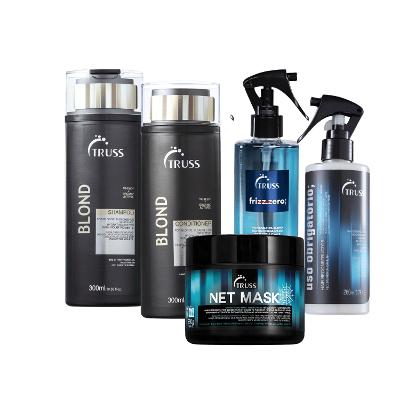Kit Truss Blond Hair Mask Frizz Obrigatório (5 produtos)