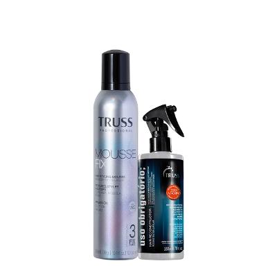 Kit Truss Mousse Fix Mousse Modelador e Uso Obrigatório (2 produtos)
