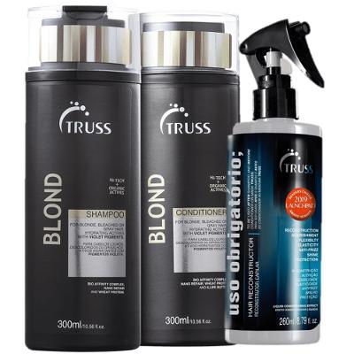 Kit Truss Blond Anti Frizz Cabelos Loiros (3 Produtos)