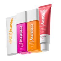 Kit Creamy Skincare Vitamina C Mandélico Hidratante Calming Cream Protetor Facial FPS60 (4 produtos) - 1