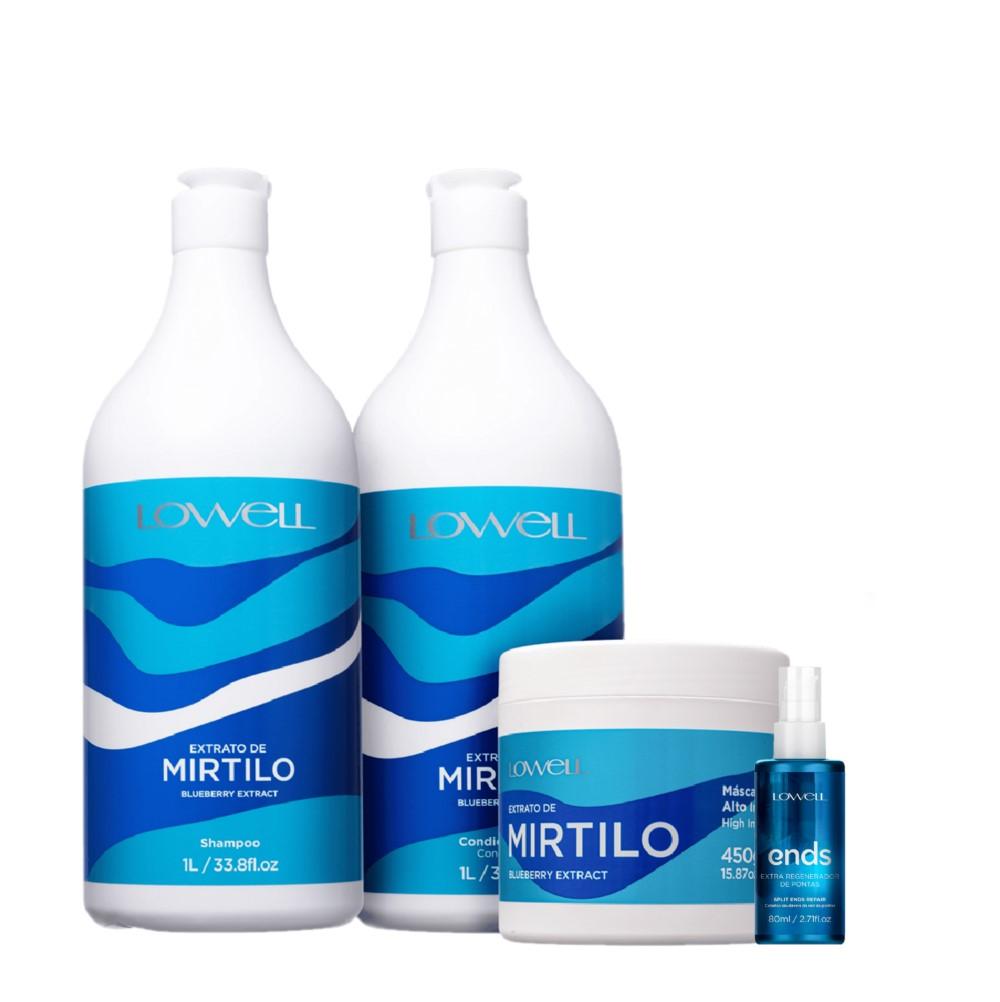 Kit Lowell Extrato de Mirtilo Salon Regenerador (4 produtos) - 1
