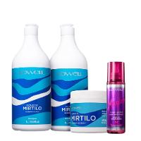 Kit Lowell Extrato de Mirtilo Salon Liss Termoativado (4 produtos) - 1