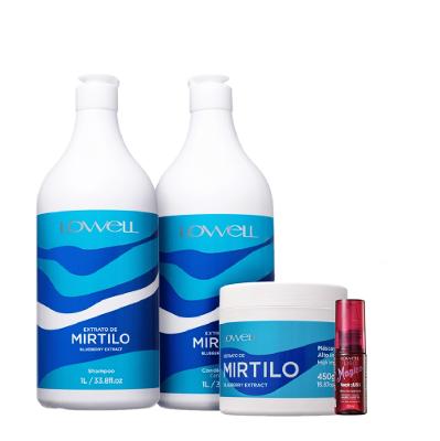 Kit Lowell Extrato de Mirtilo Salon Magico Disciplinante (4 produtos)