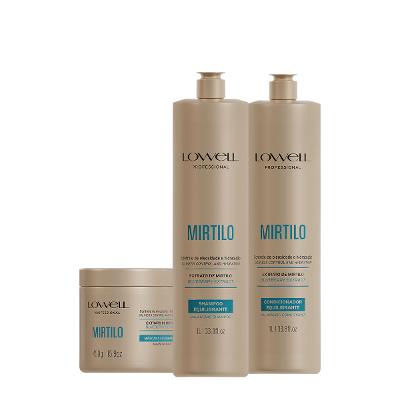 Kit Lowell Mirtilo Duo 1L  e Mascara 450g