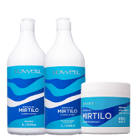 Kit Lowell Mirtilo Duo 1L  e Mascara 450g - 1