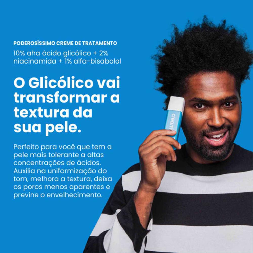 Creamy Ácido Glicólico - Creme Redutor de Linhas 30g - 5