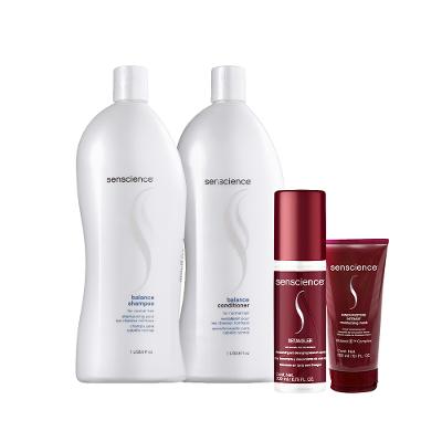 Kit Senscience Balance Detangler Restore Salon (4 produtos)