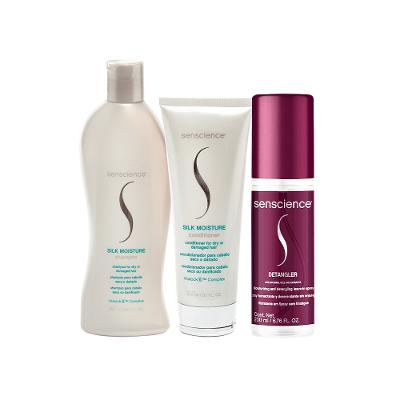 Kit Senscience Silk Detangler (3 produtos)