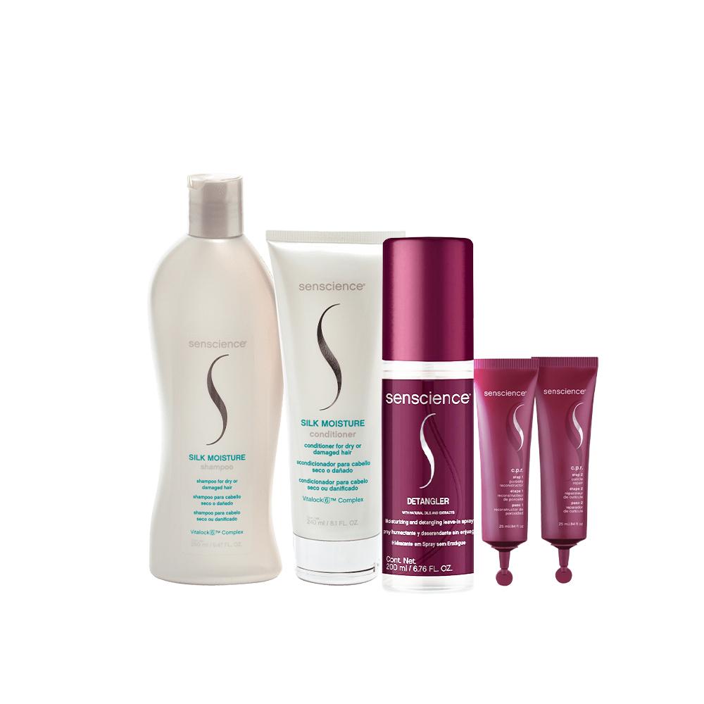 Kit Senscience Silk Detangler C.P.R. (5 produtos) - 1