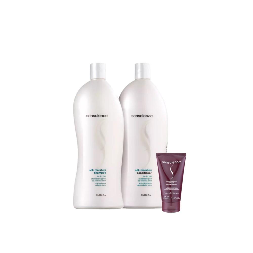 Kit Senscience Silk Moisture Salon Lock (3 Produtos) - 1