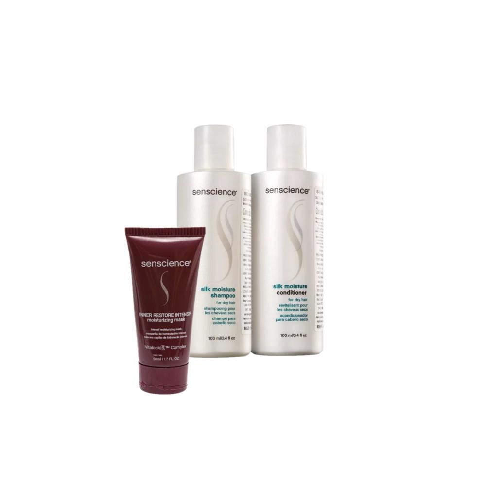 Kit Senscience Silk Moisture Inner Restore Intesif  Mini Trio (3 Produtos) - 1