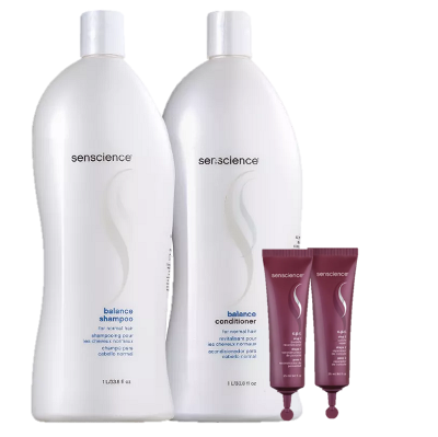 Senscience Balance Duo 1L e CPR Tratamento Reconstrutor 25ml