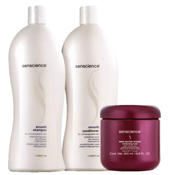 Senscience Smooth Duo 1L e Inner Restore Intensif Moisturizing Mask 500ml - 1