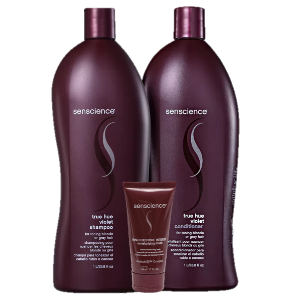 Senscience True Hue Violet Duo 1L e Inner Restore Intensif Moisturizing Mask 50ml - 1