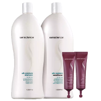 Senscience Silk Moisture Duo 1L e CPR Tratamento Reconstrutor 2x25ml - 1