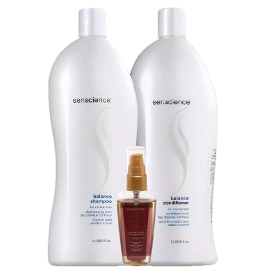 Senscience Balance Duo 1L e True Hue Color Oleo Capilar 55ml