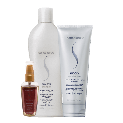 Senscience Smooth Duo Home Care e True Hue Color Oleo Capilar 55ml