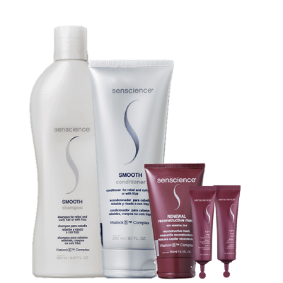 Senscience Smooth Home Care Duo Renewal Mask 150ml e CPR Tratamento Reconstrutor 2x25ml